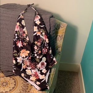 New One-Piece Floral Swimsuit!